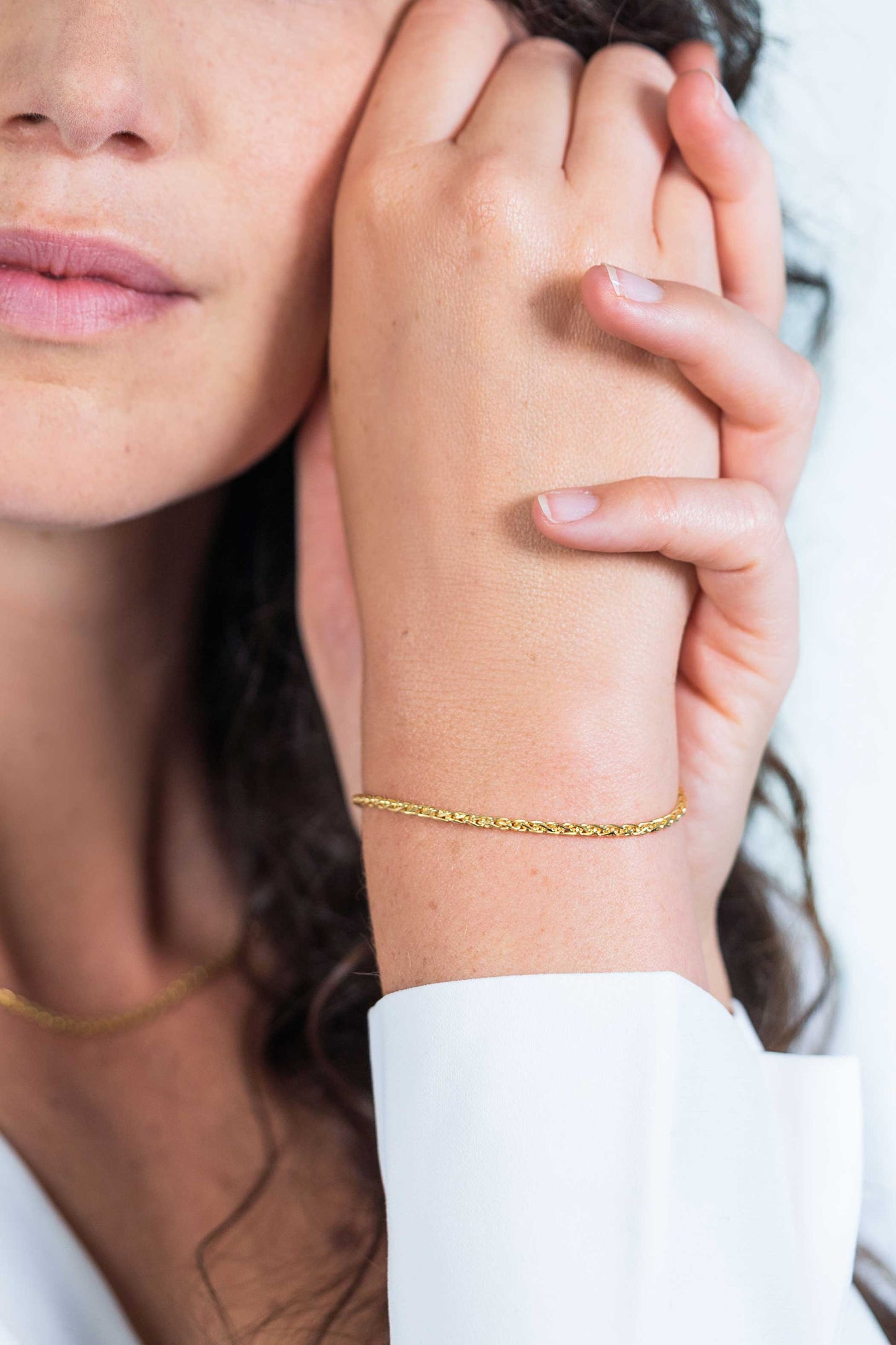 ZINZI ARMBAND ZILVER VERGULD ZIA1931G