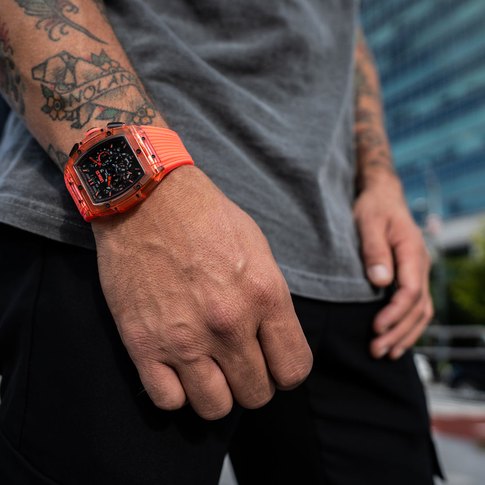 URBN22 NITRO CORAL RED WATCH