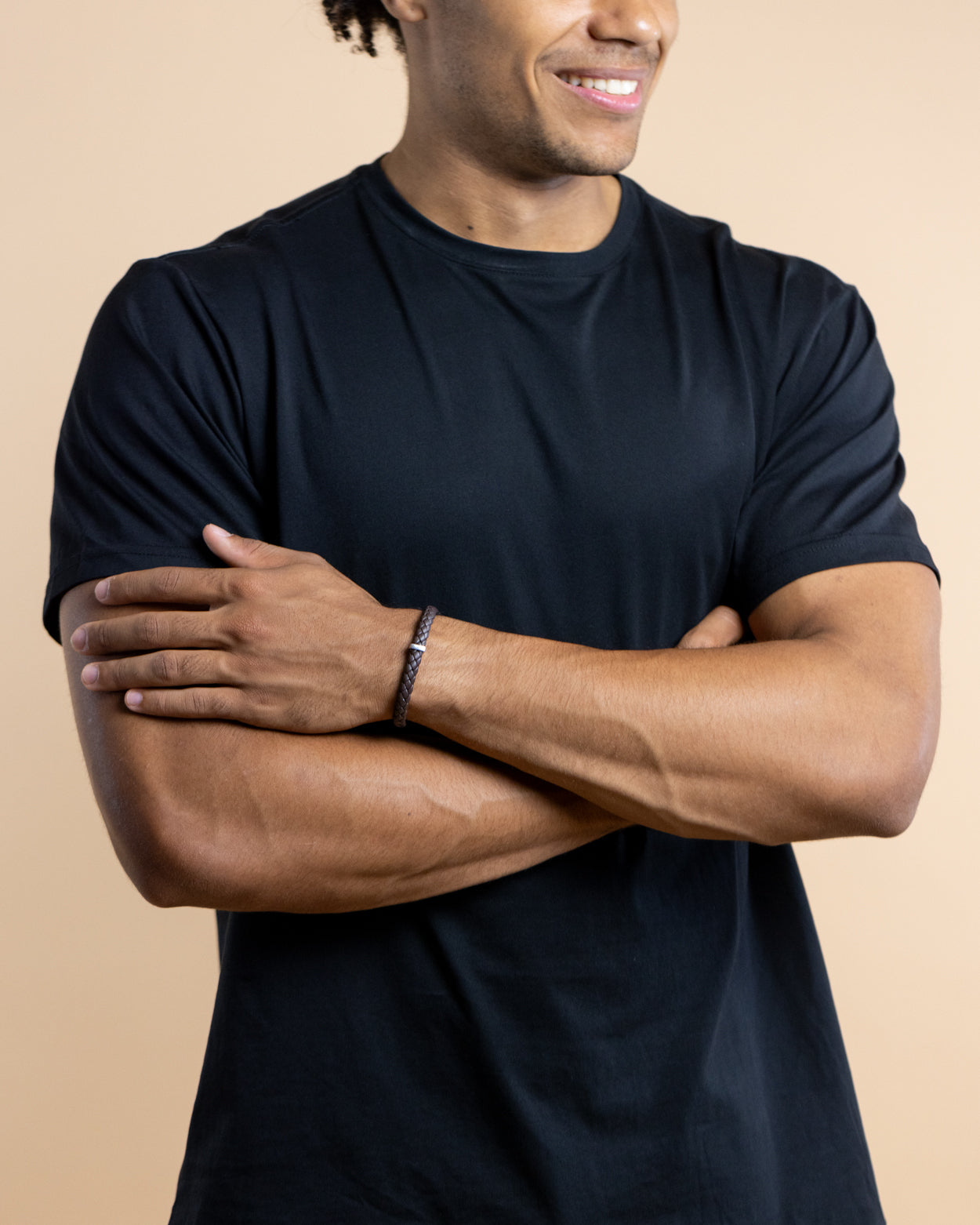 GEMENI UNA ARMBAND NAPPA LEDER BRUIN