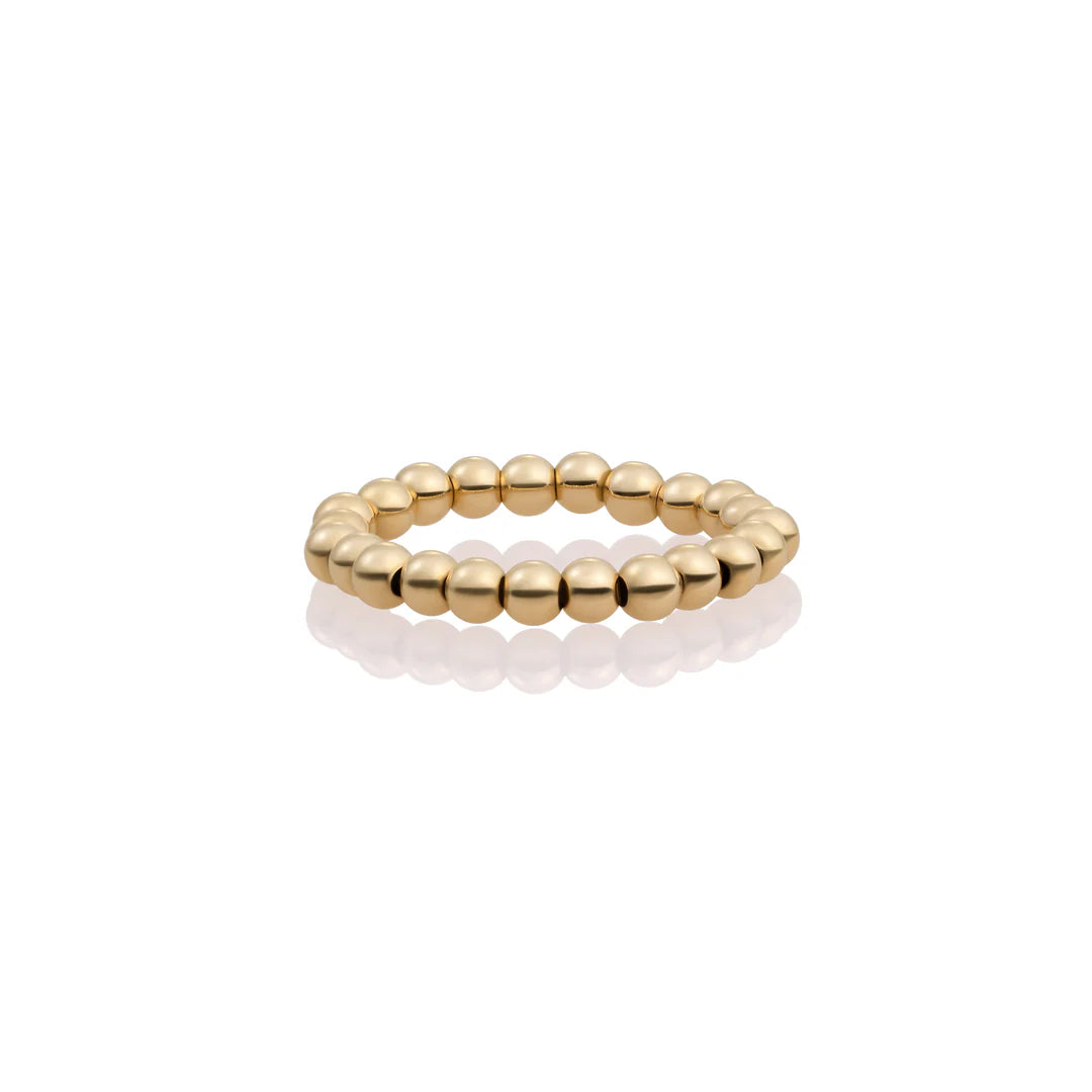SPARKLING Ring 3mm Beads Gold
