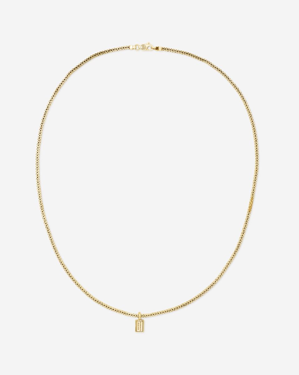 BUDDHA TO BUDDHA KETTING BARBARA XS VERGULD 50 CM