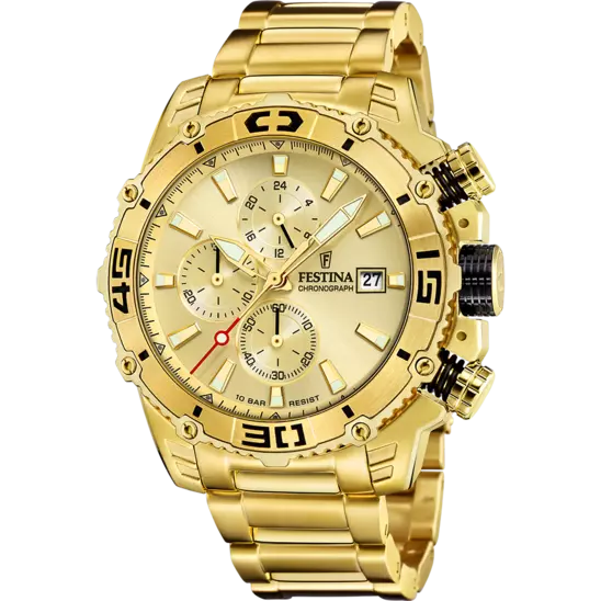 FESTINA HEREN GOUDKLEURIG HORLOGE F20492/1