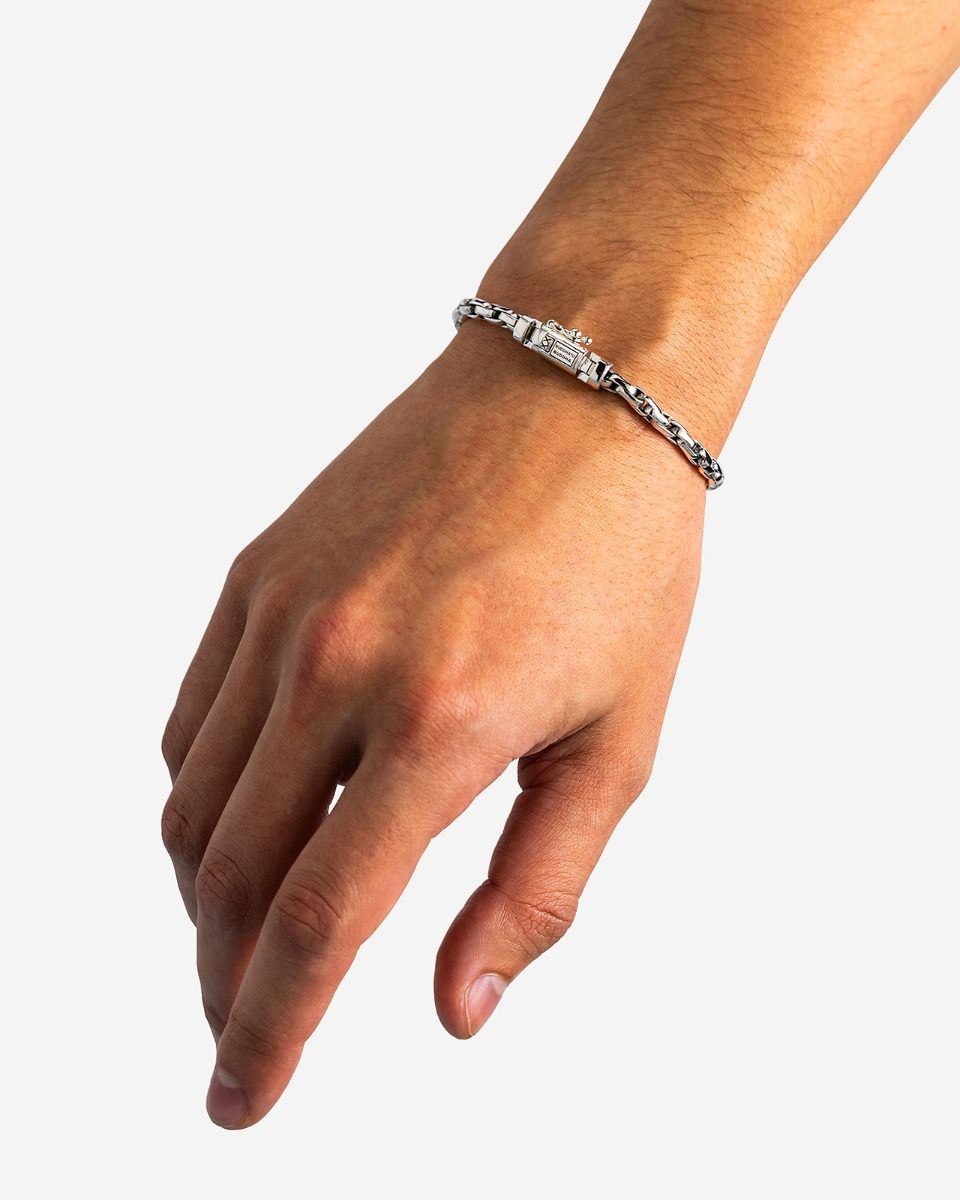 BUDDHA TO BUDDHA RMBAND VENETIAN MINI TWIST ZILVER