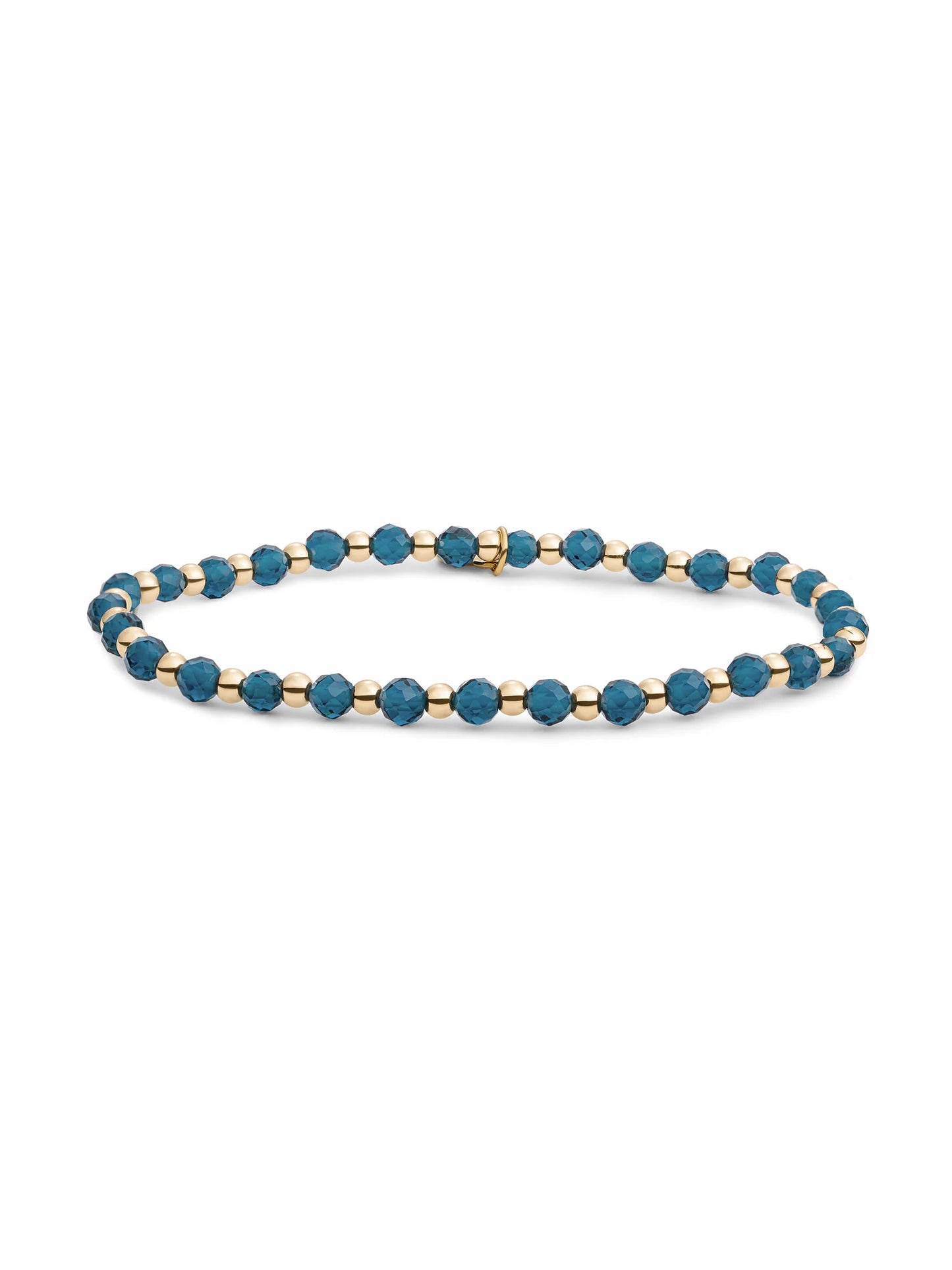 SPARKLING INTERSTELLAR ARMBAND OCEAN TOPAZ QUARTZ