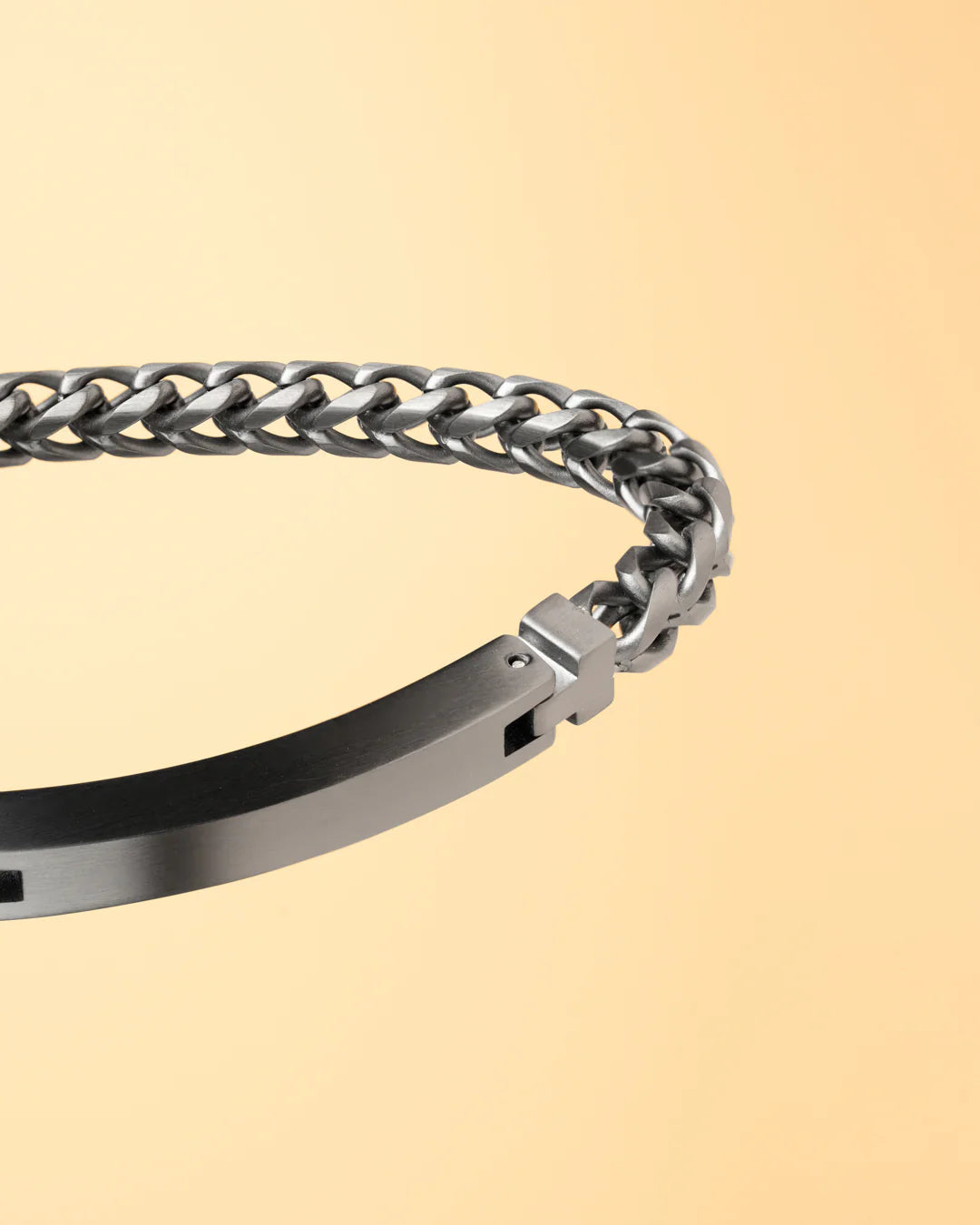 GEMENI OPUS ARMBAND 5MM ROESTVRIJSTAAL ZWART