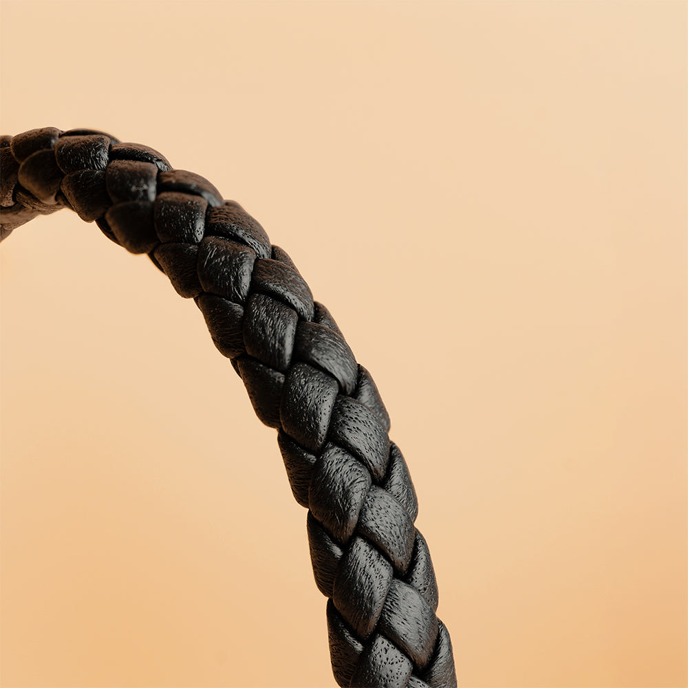 GEMENI UNA ARMBAND NAPPA LEDER ZWART