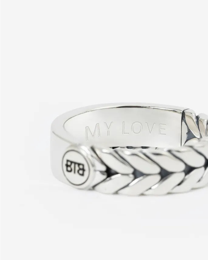 BUDDHA TO BUDDHA BARBARA DUAL RING SILVER