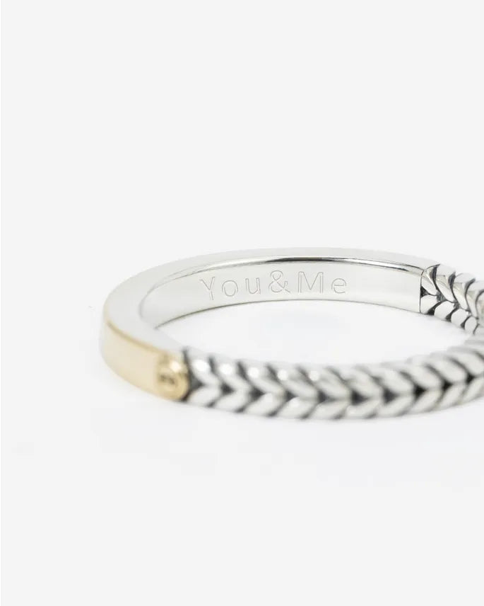 BUDDHA TO BUDDHA BARBARA MINI DUAL RING BICOLOR