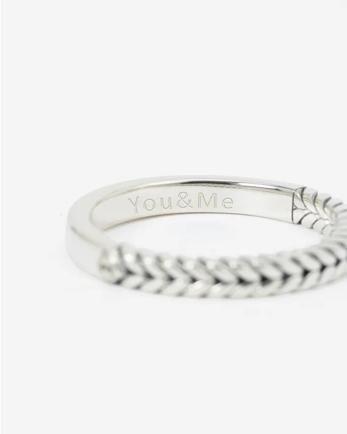 BUDDHA TO BUDDHA BARBARA MINI DUAL RING SILVER