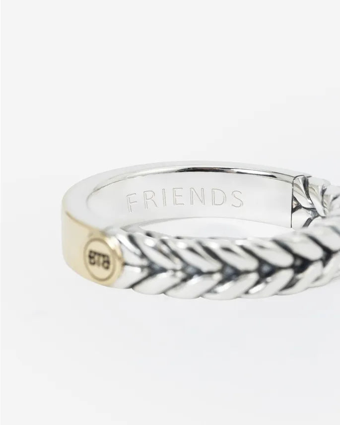 BUDDHA TO BUDDHA BARBARA SMALL DUAL RING BICOLOR