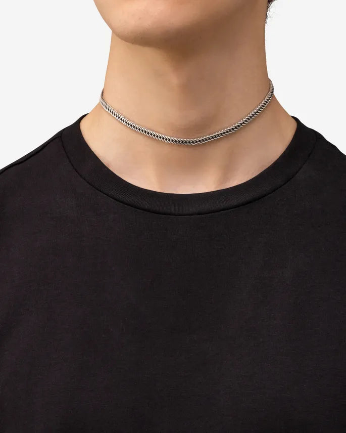 BUDDHA TO BUDDHA CHOKER ESTHER MINI ZILVER 34-38CM