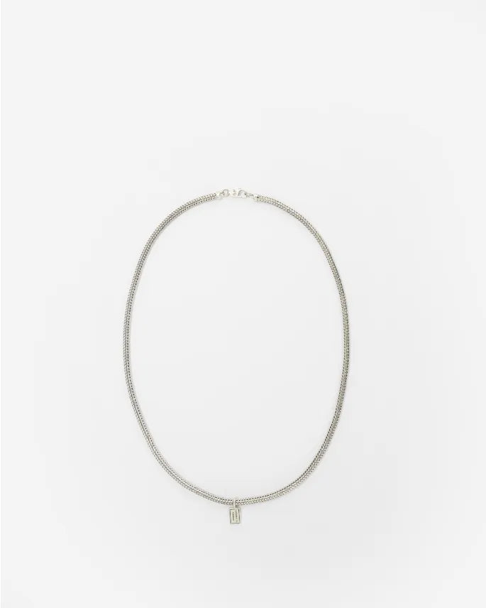 BUDDHA TO BUDDHA ELLEN MINI NECKLACE SILVER 45CM