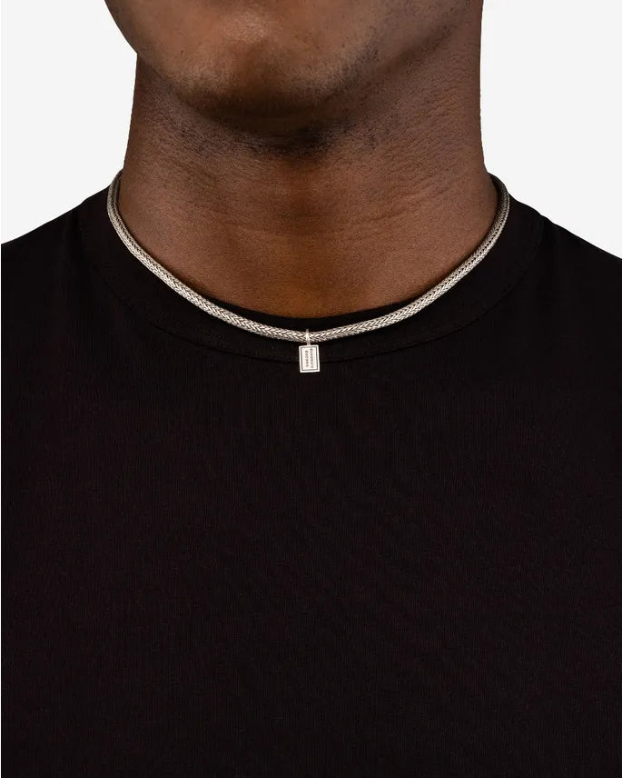 BUDDHA TO BUDDHA ELLEN MINI NECKLACE SILVER 45CM