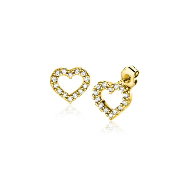 ZINZI Gold 14 karaat gouden oorknoppen ZGO450
