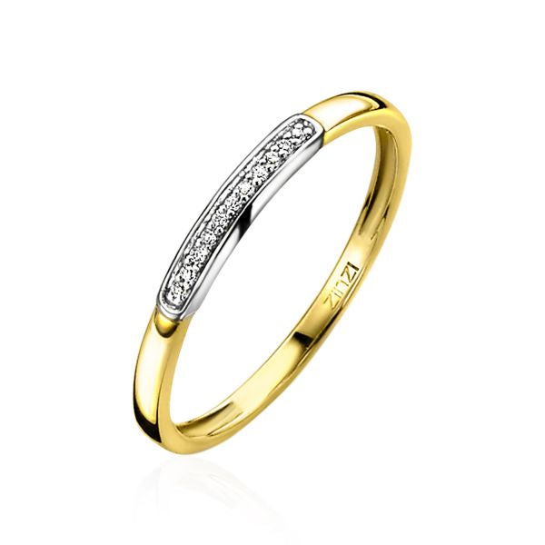 ZINZI Gold 14 karaat gouden ring ZGR148