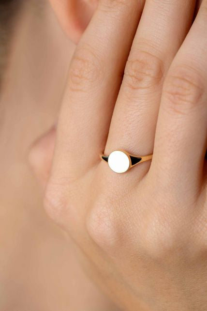 ZINZI Gold 14 karaat gouden ring ZGR406