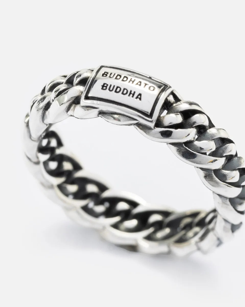 BUDDHA TO BUDDHA NATHALIE RING ZILVER