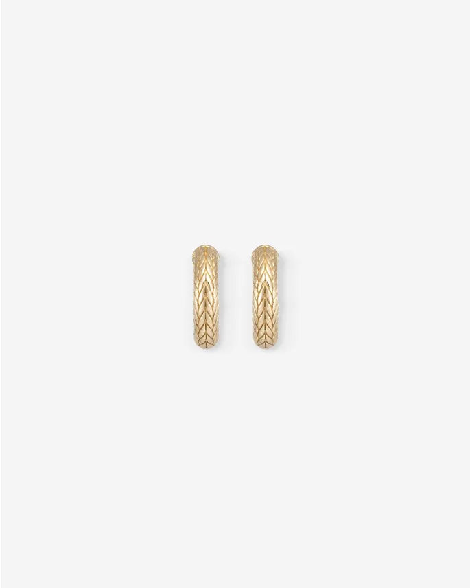 BUDDHA TO BUDDHA OORBELLEN ELLEN XS CREOLE GOUD 14KT