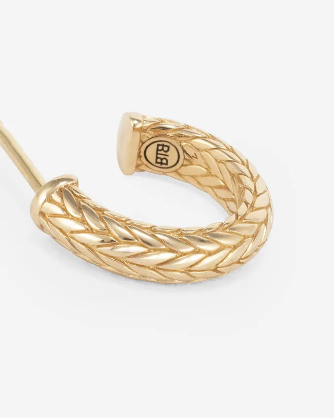BUDDHA TO BUDDHA OORBELLEN ELLEN XS CREOLE GOUD 14KT