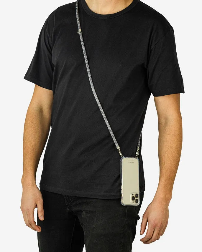 BUDDHA TO BUDDHA PHONE CORD ZILVER/GRIJS