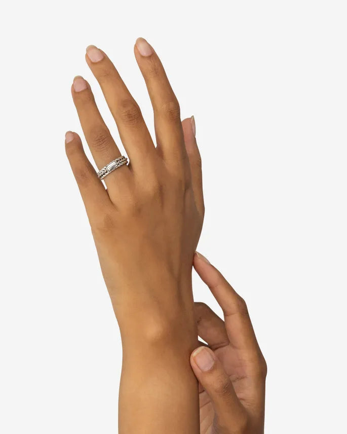 BUDDHA TO BUDDHA RING NURUL XS ZILVER