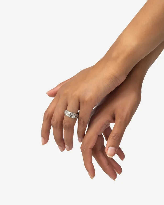 BUDDHA TO BUDDHA RING NURUL/ELLEN MIX ZILVER