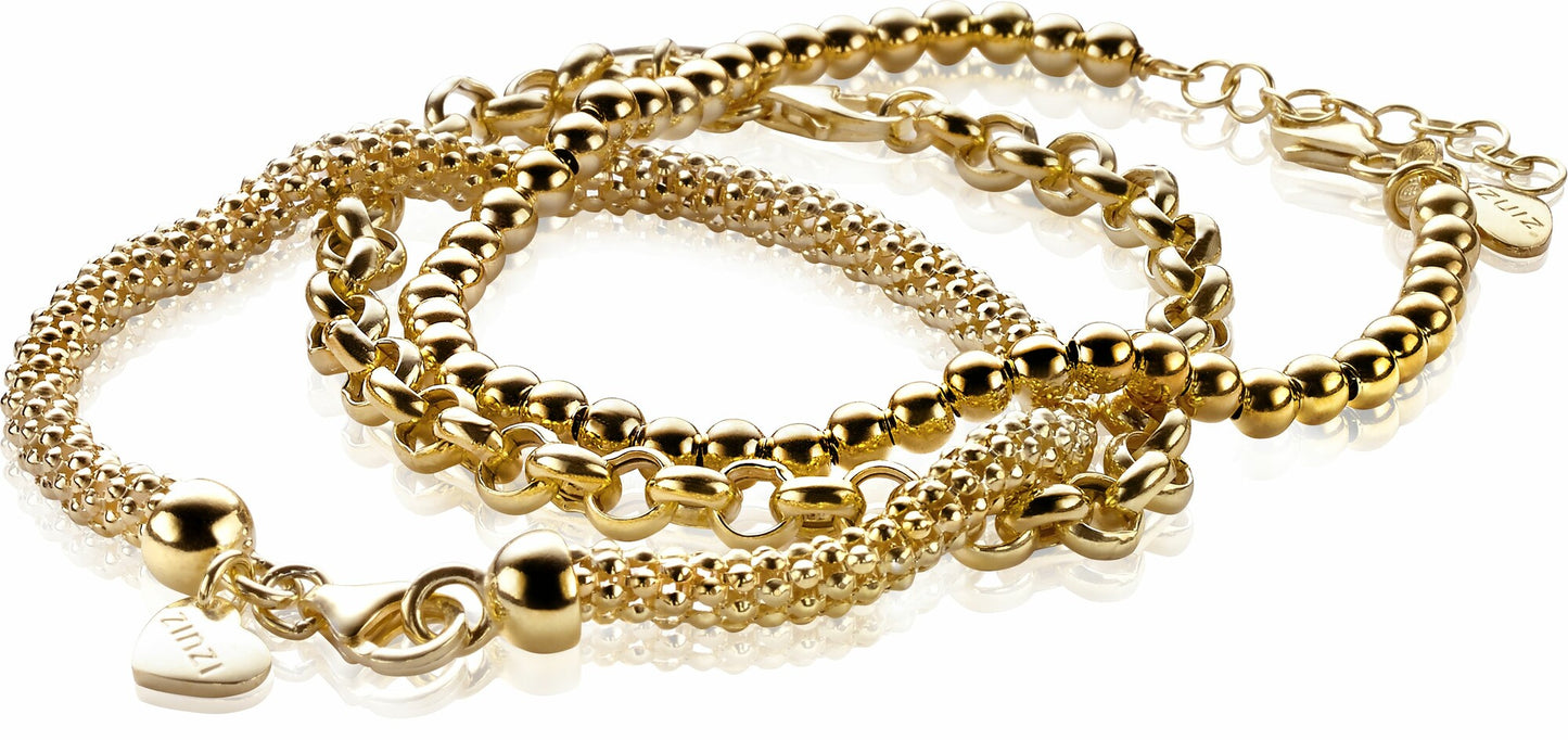 ZINZI ARMBAND GOLD PLATED ZIA1010G