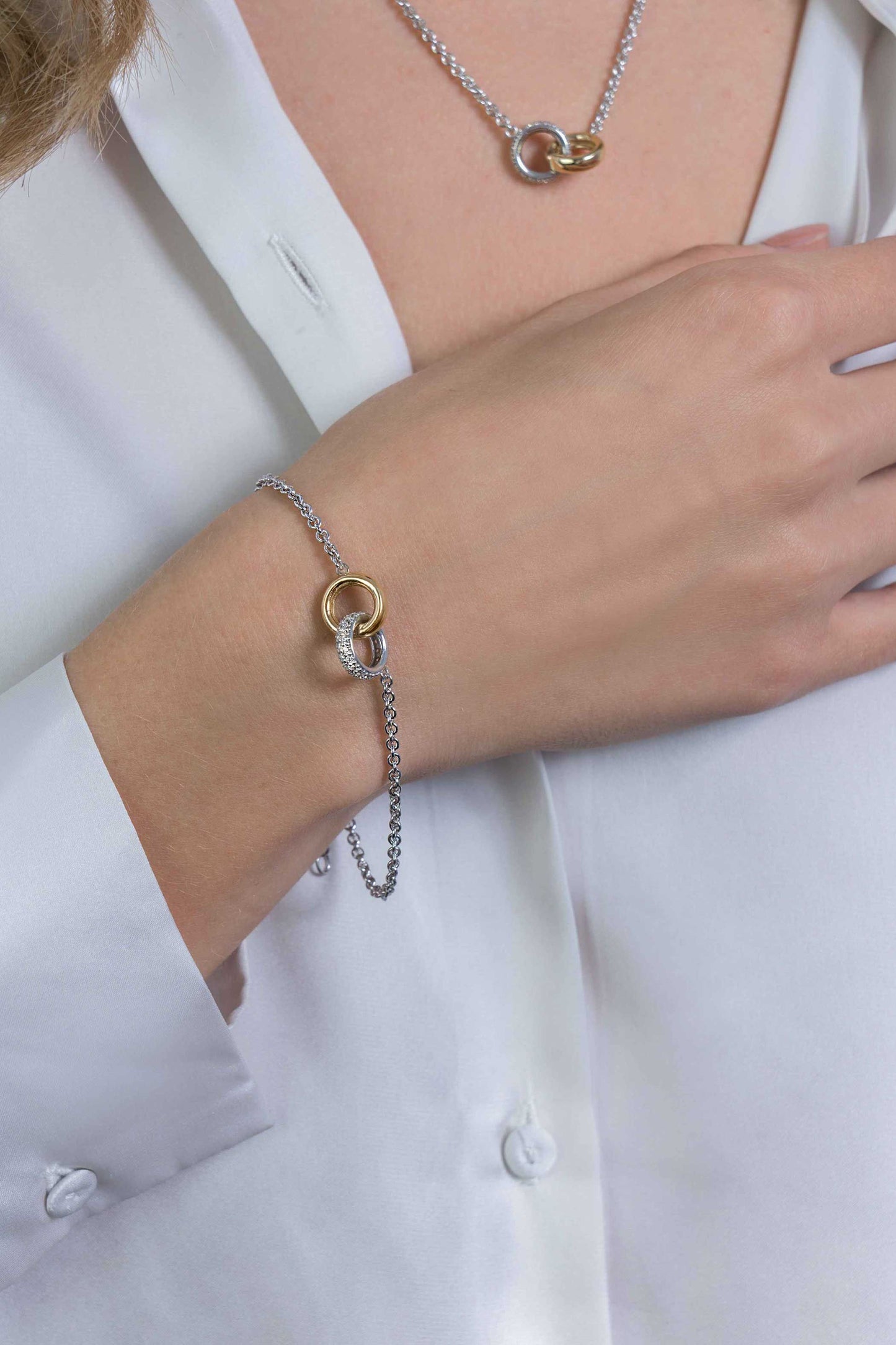 ZINZI ARMBAND ZILVER JASSERON 6.5 SIERVEERRING