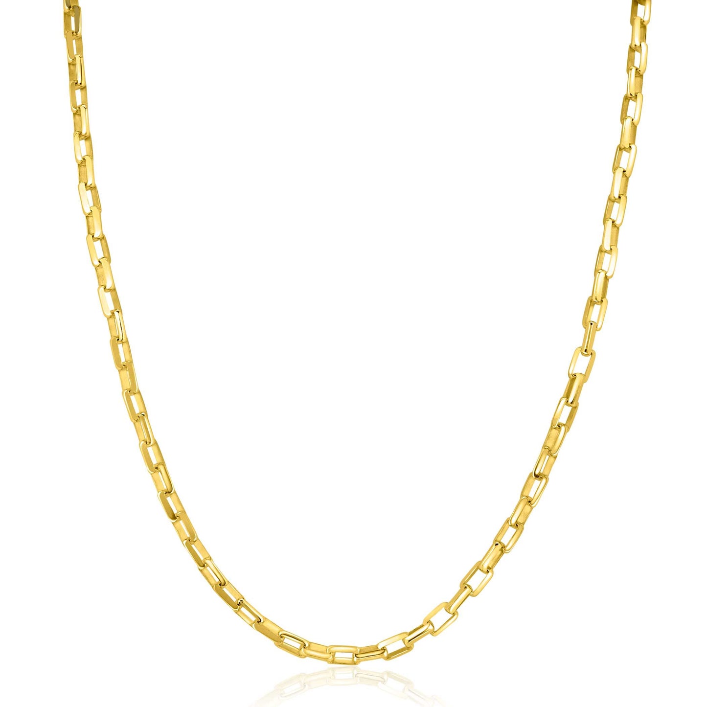 ZINZI COLLIER MET GESLEPEN SCHAKELS