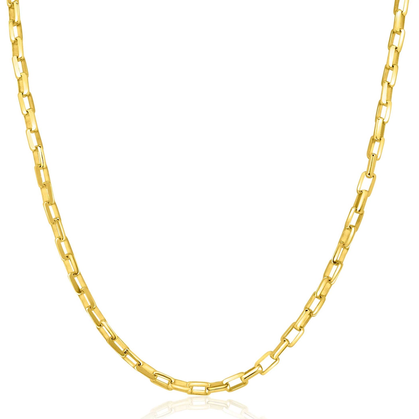 ZINZI COLLIER MET GESLEPEN SCHAKELS