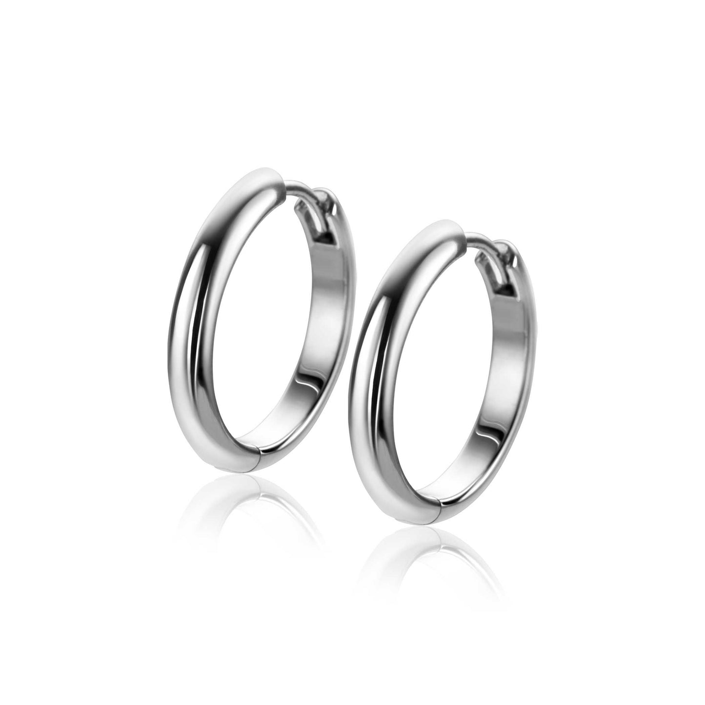 ZINZI KLAPCREOLEN HALF RONDE BUIS 20.5X3MM