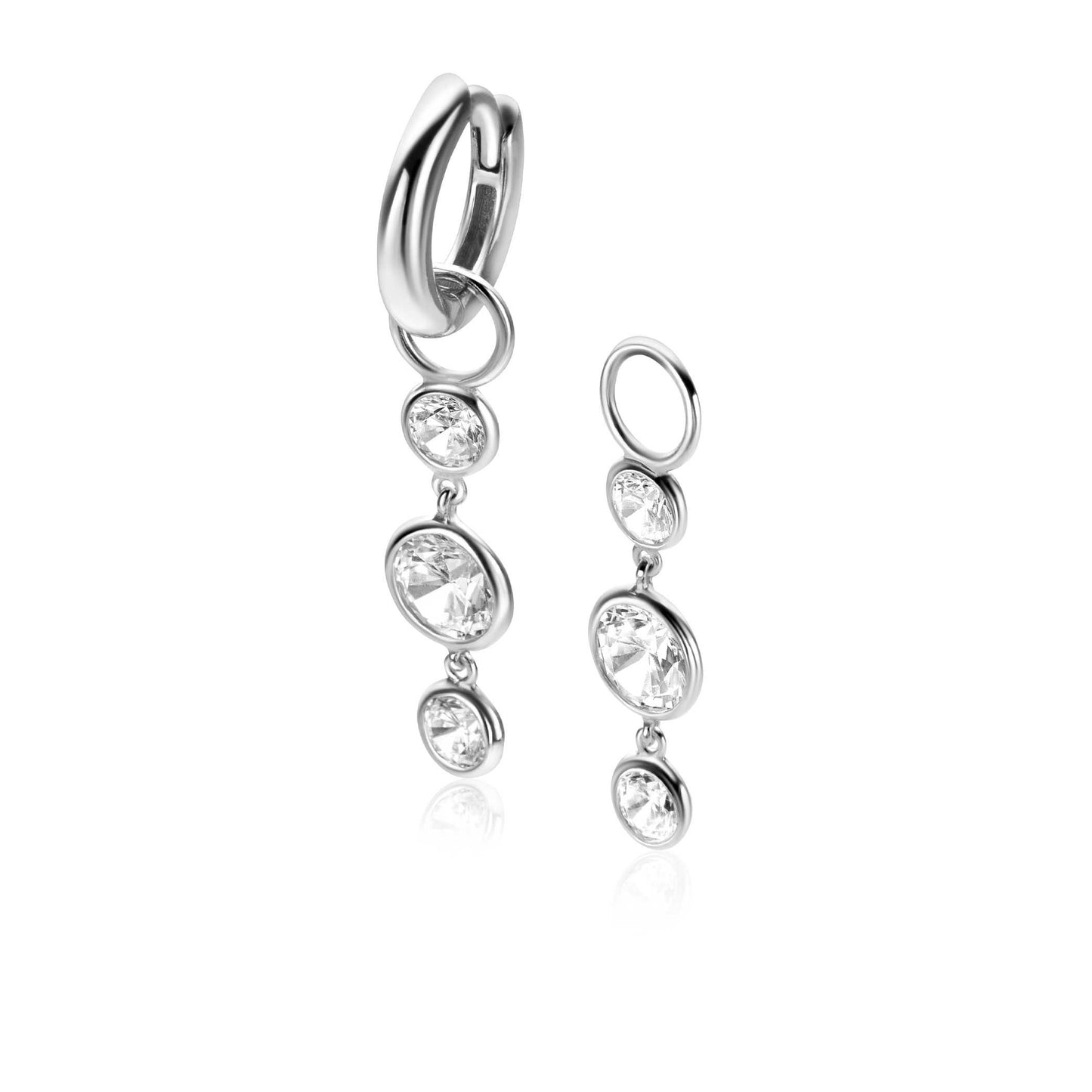 ZINZI OORBEDELS ZIRCONIA ZICH2593