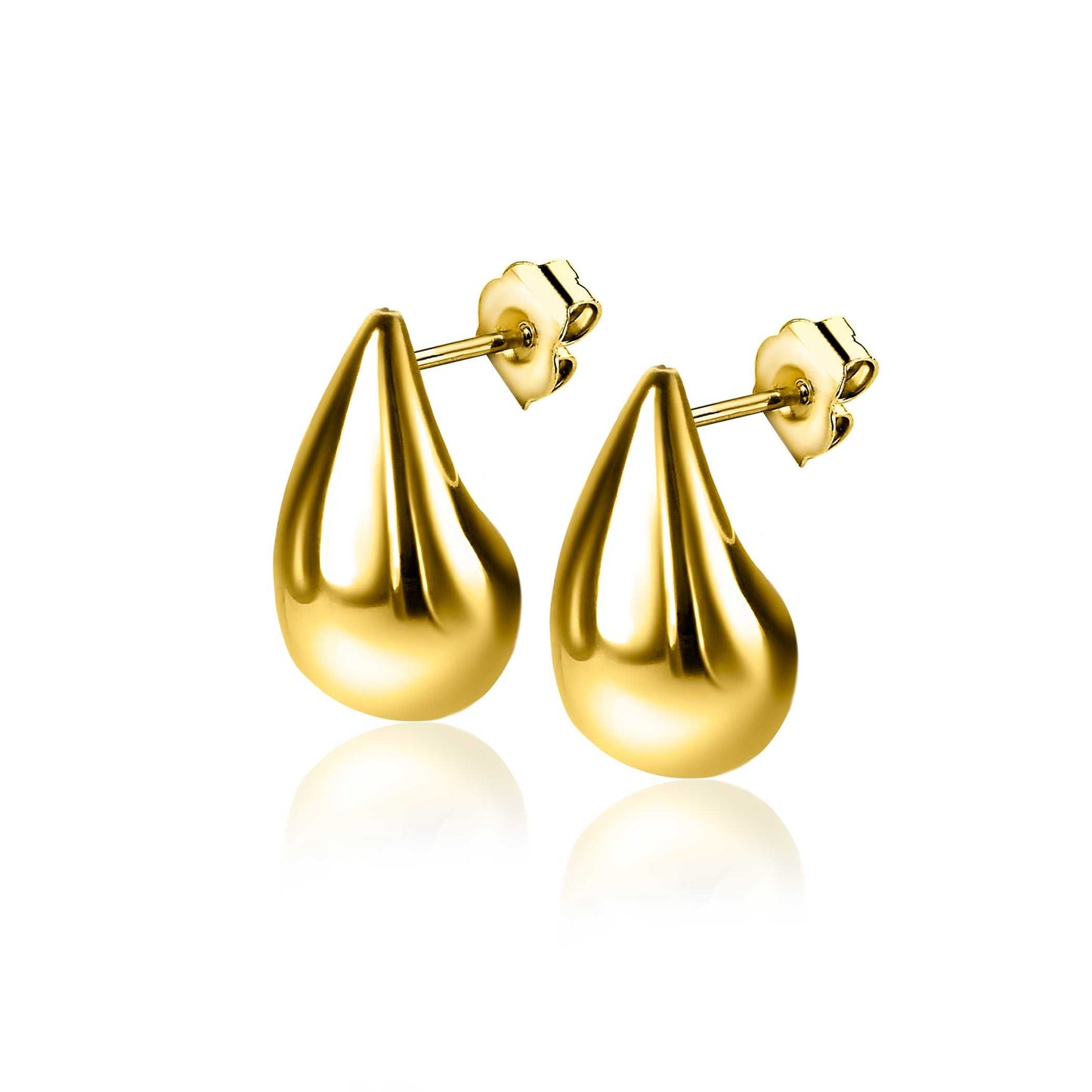 ZINZI OORSTEKERS DRUPPELVORM VERGULD 20MM ZIO2589 G