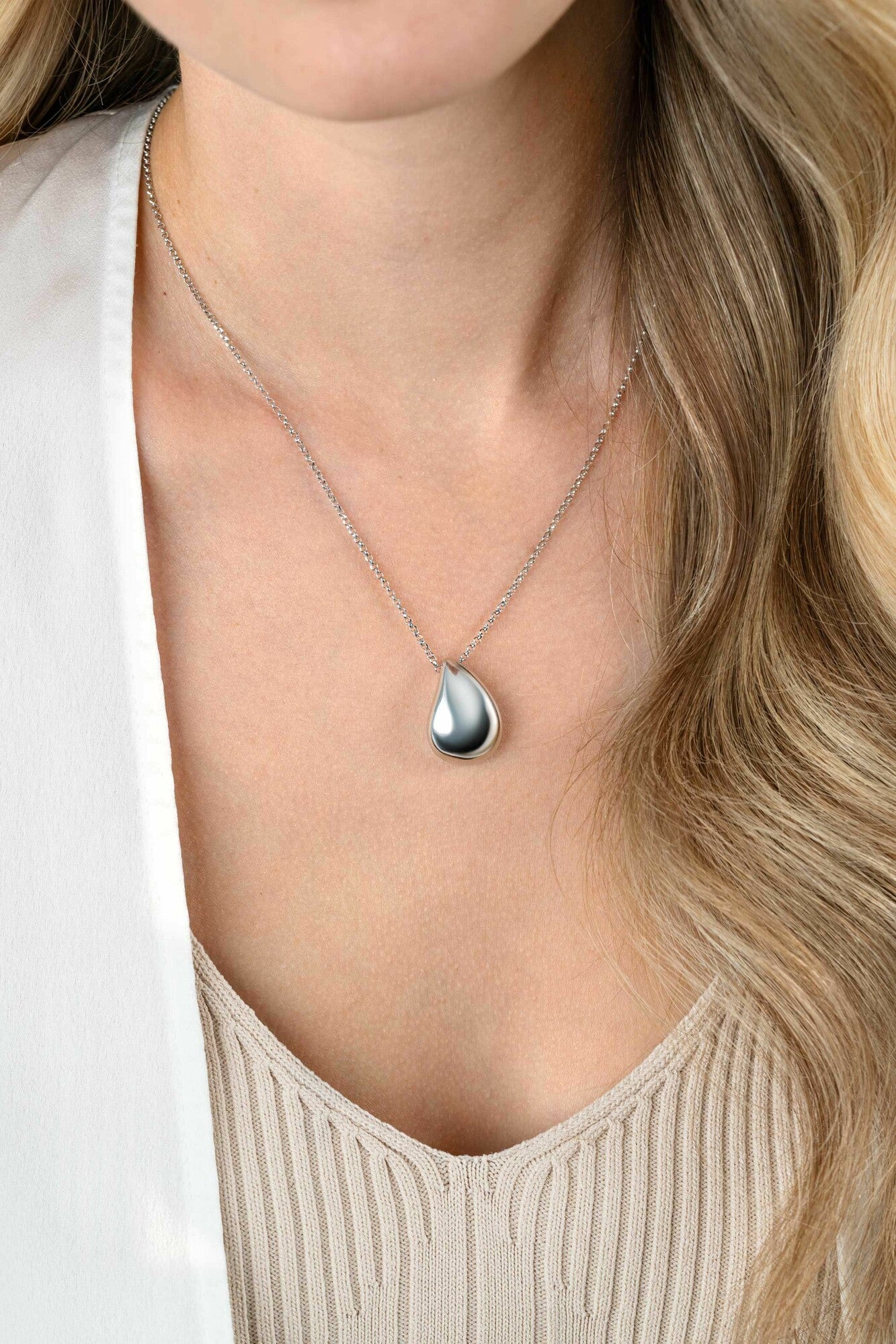 ZINZI COLLIER MET DRUPPELHANGER