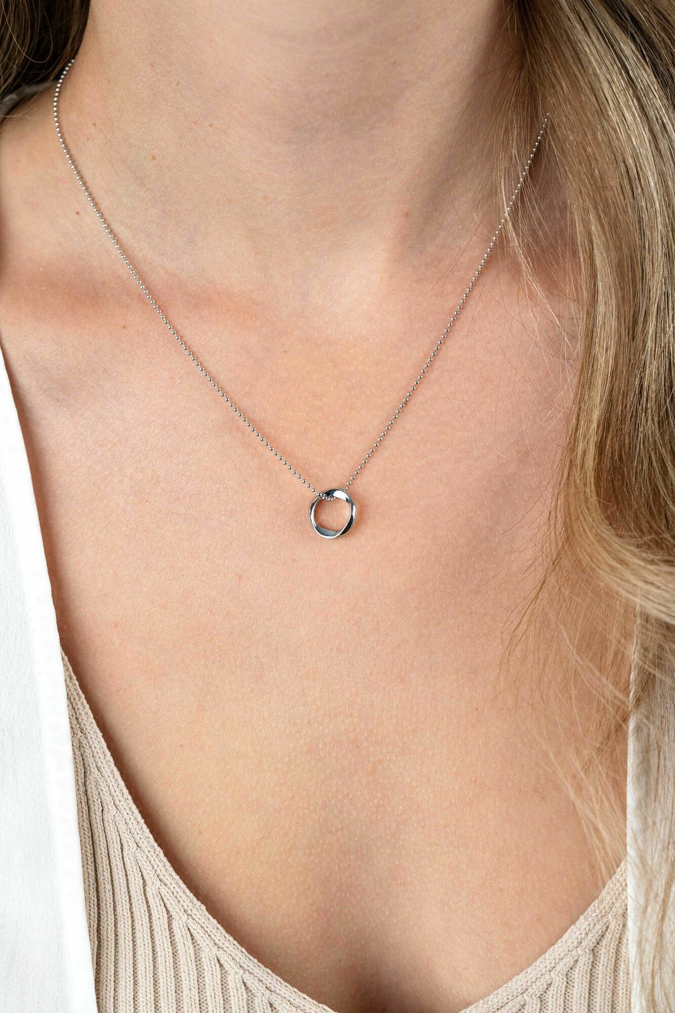 ZINZI COLLIER MET HANGER ROND