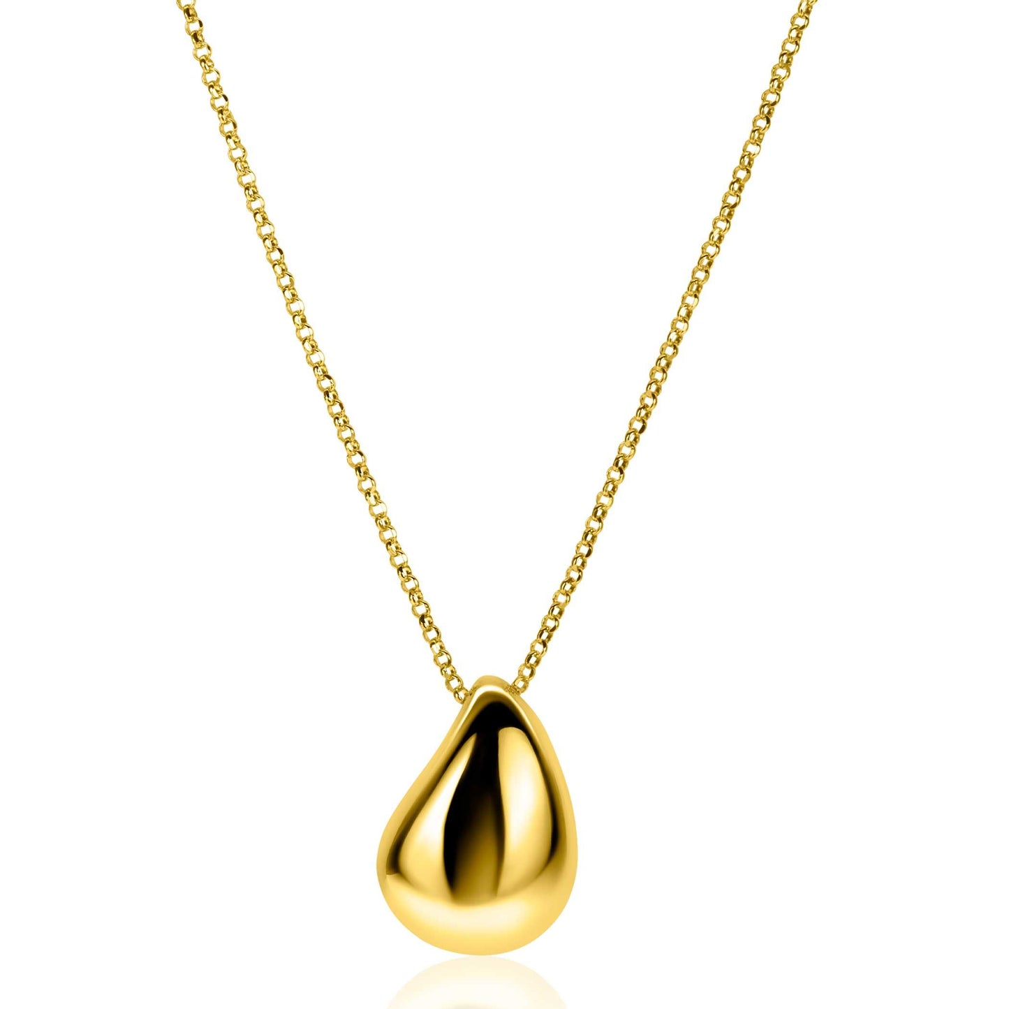 ZINZI COLLIER VERGULD DRUPPEL HANGER