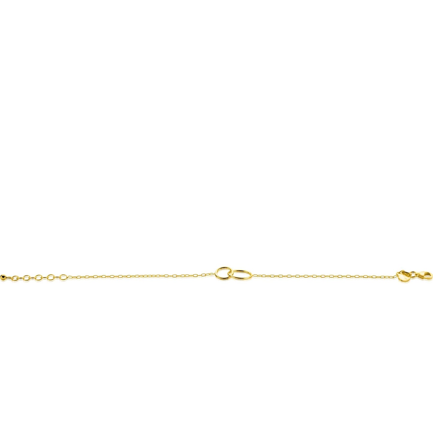 ZINZI ARMBAND GOLD PLATED RONDE SCHAKELS ZIA2275G