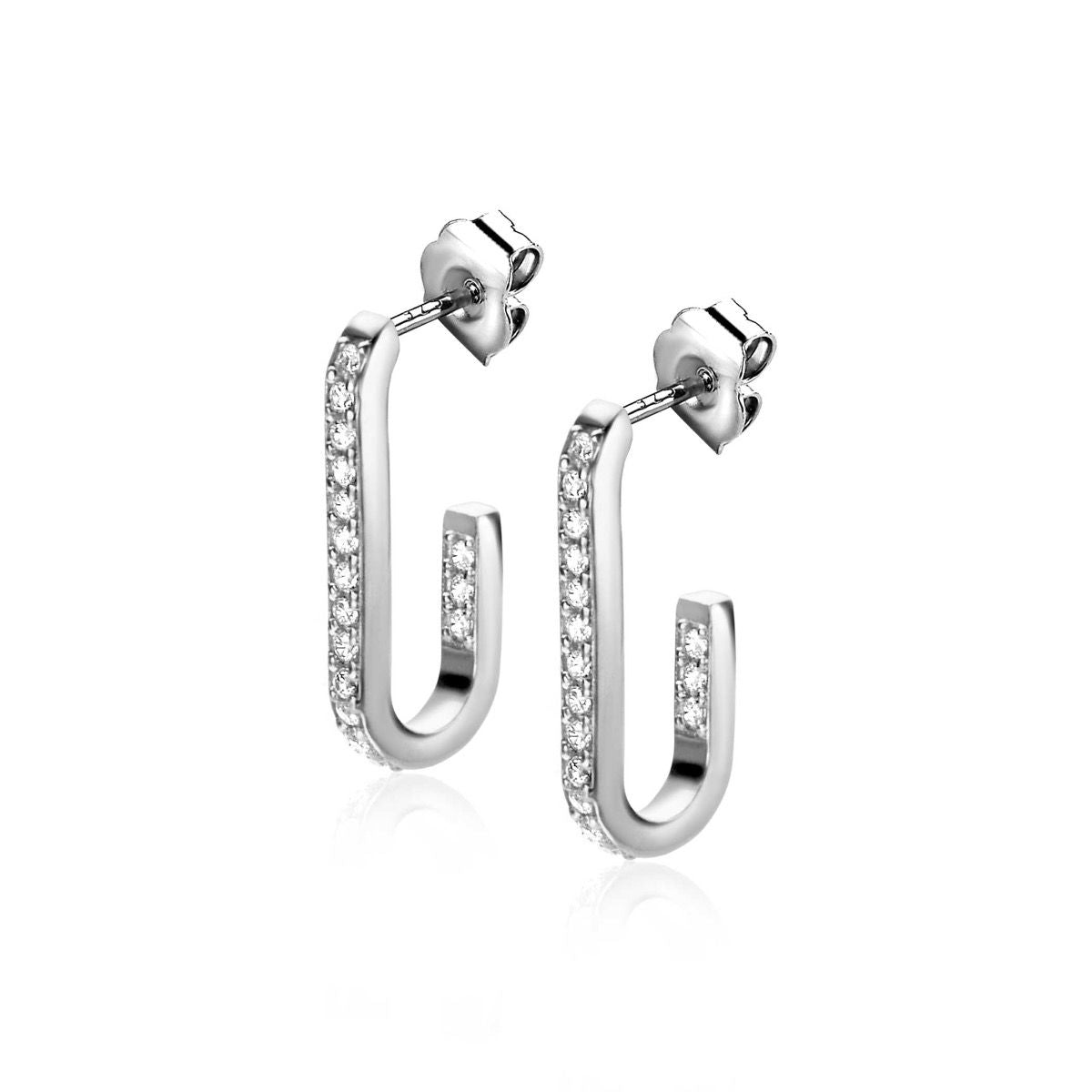 ZINZI OORSTEKERS RECHTHOEK ZIRCONIA 20X2.TMM