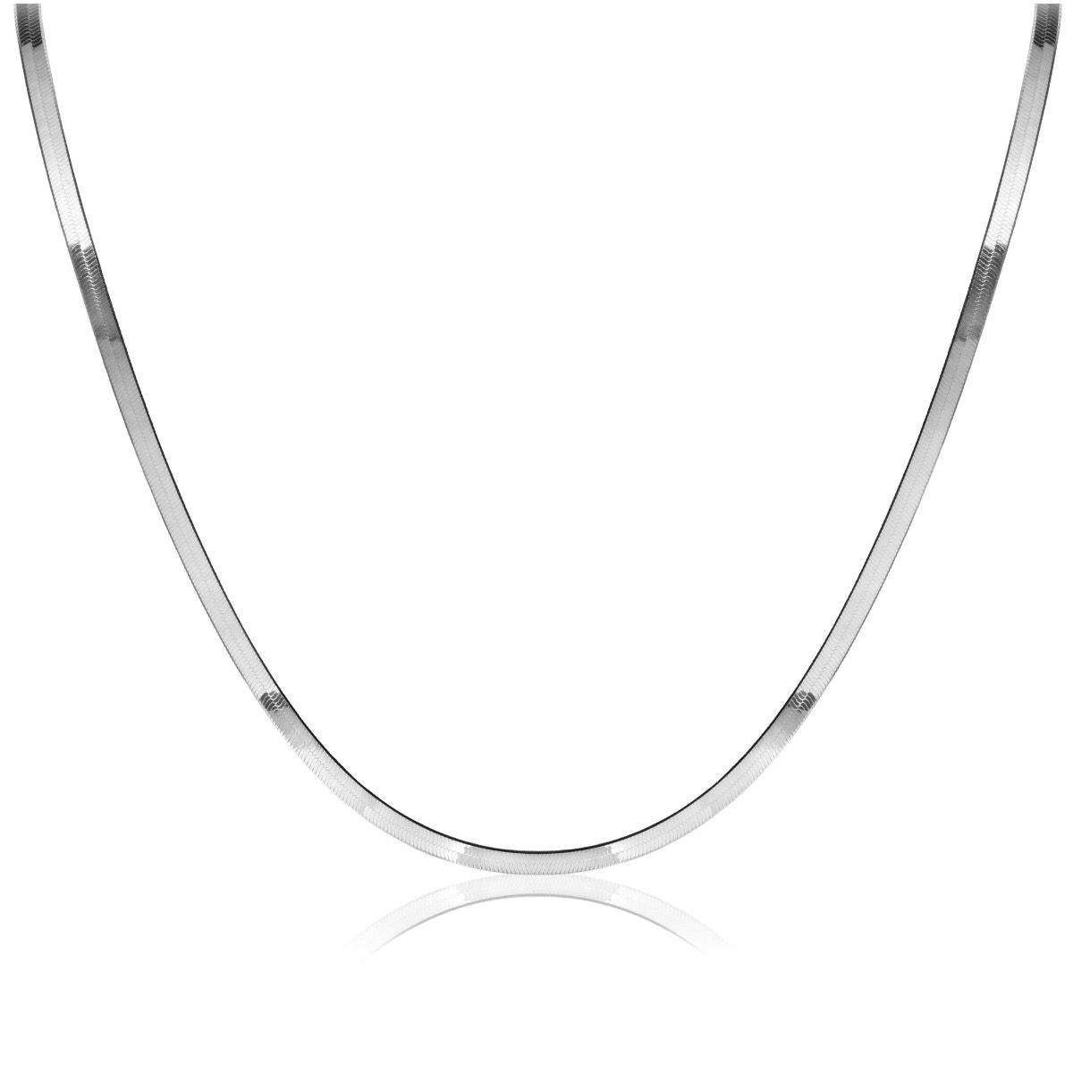 ZINZI COLLIER PLAT SLANG 3.5MM 45CM