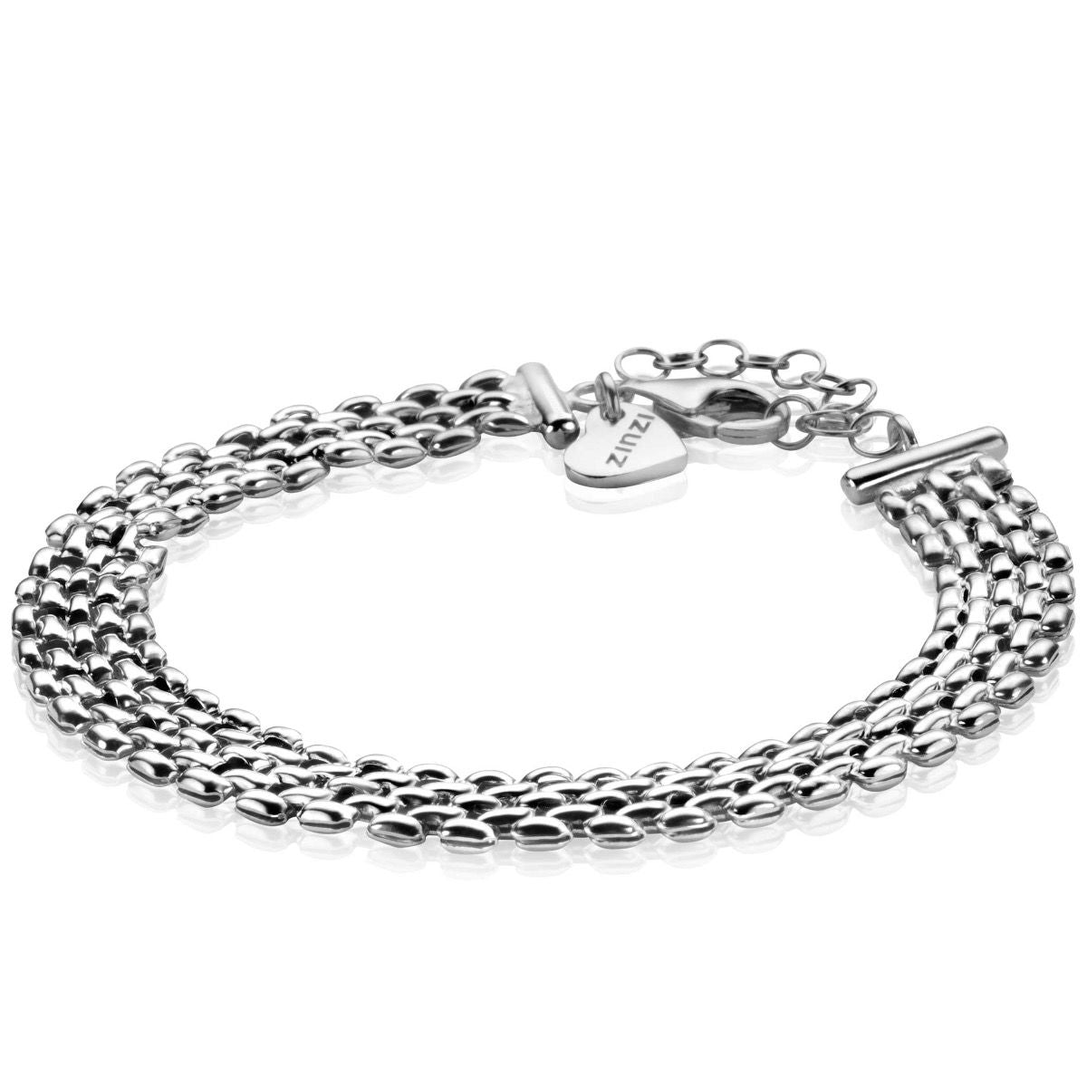 ZINZI ROLEX STYLE ARMBAND 8MM BREED