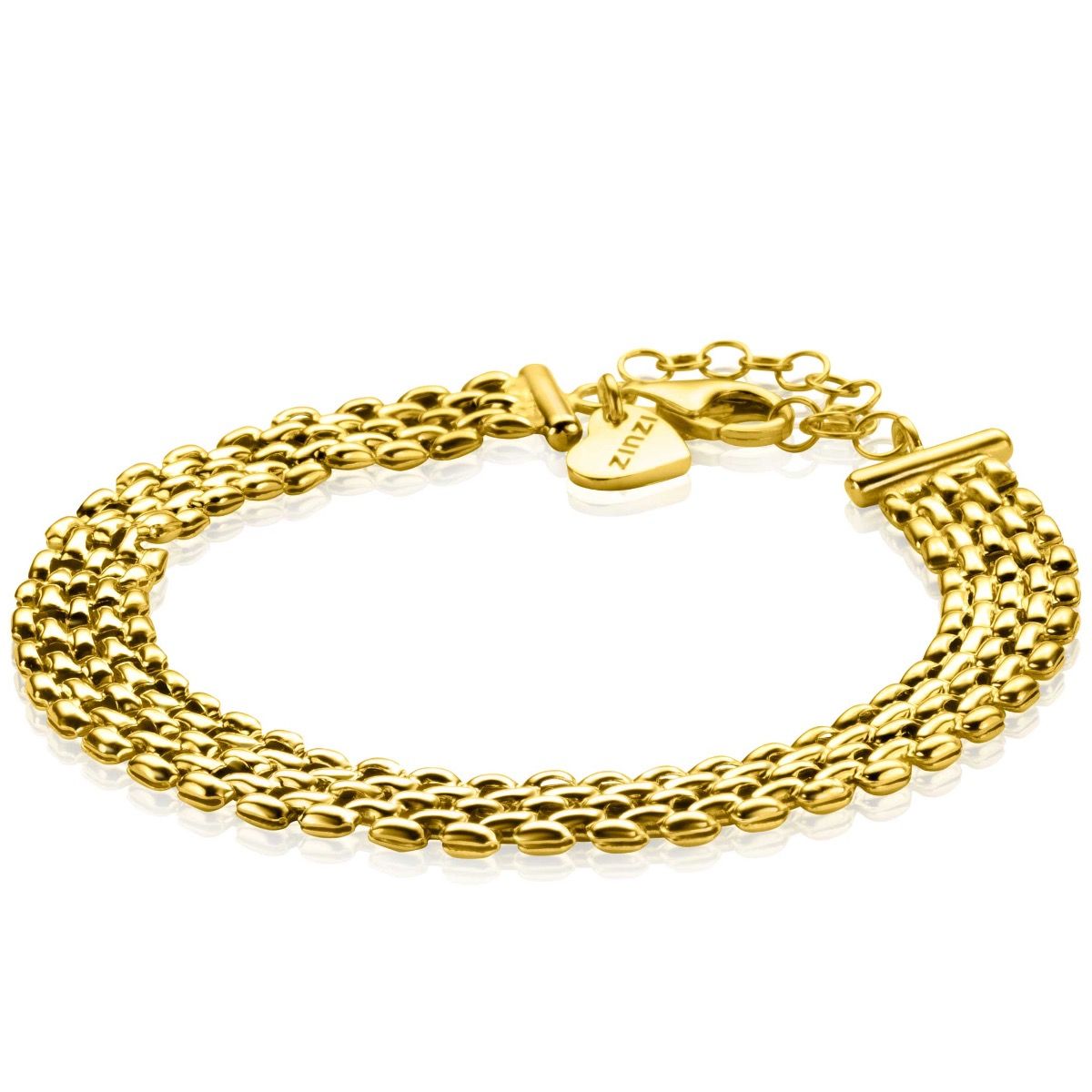 ZINZI ROLEX-STYLE ARMBAND 8MM BREED