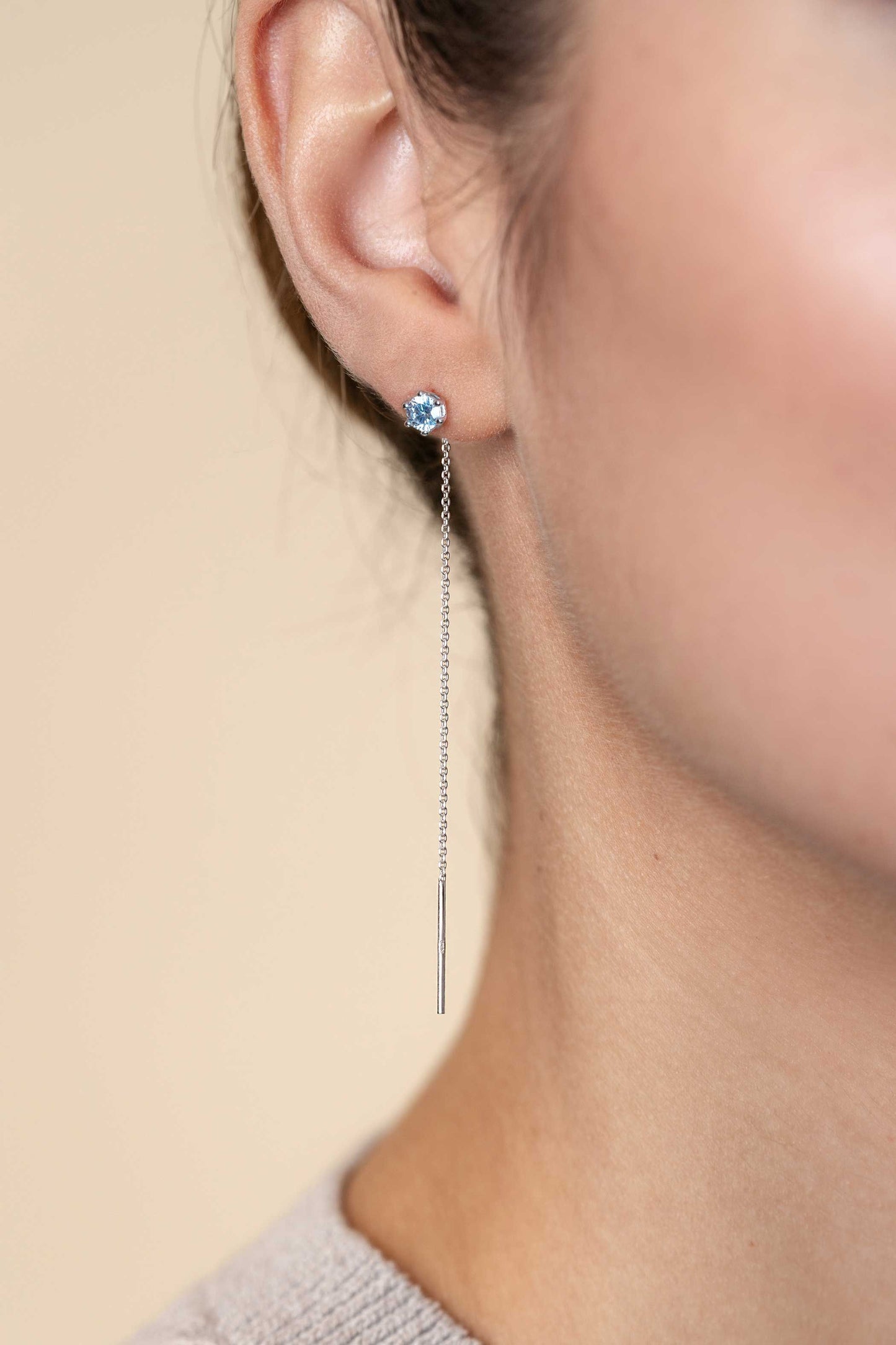 ZINZI DOORTREK OORSIERADEN MET ZIRCONIA