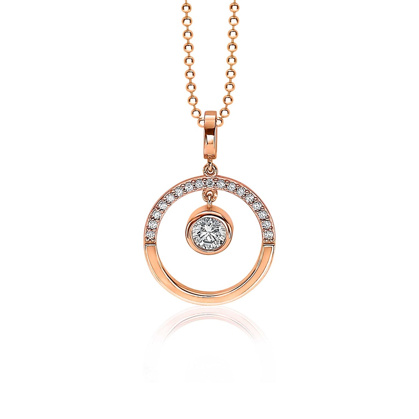 ZINZI Oorbellen Rosé ZIO1810R
