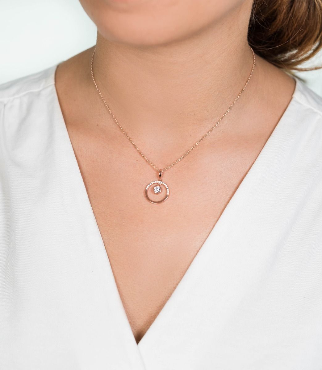 ZINZI Oorbellen Rosé ZIO1810R