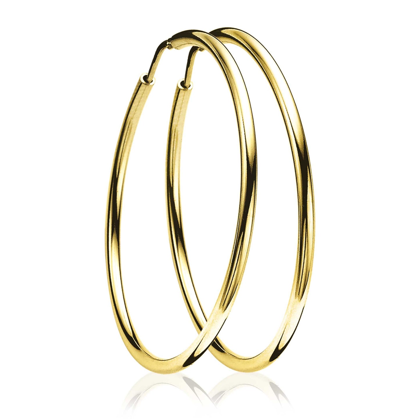 ZINZI CREOLEN 45X2 GEELGOUD VERGULD
