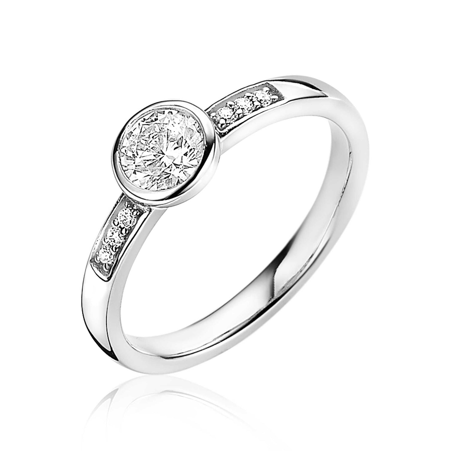 ZINZI Ring zilver ZIR1662G