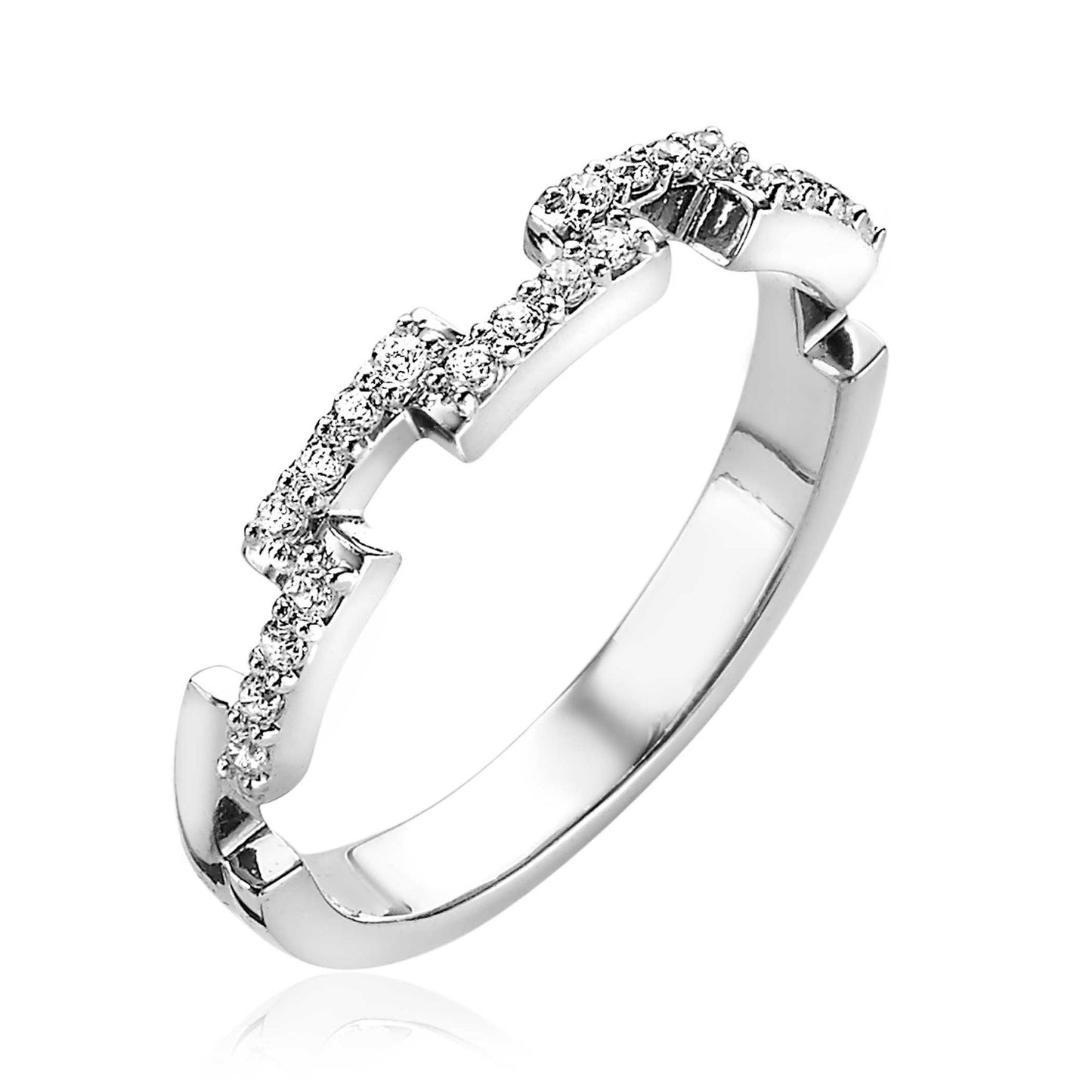 ZINZI Ring Zilver ZIR1959