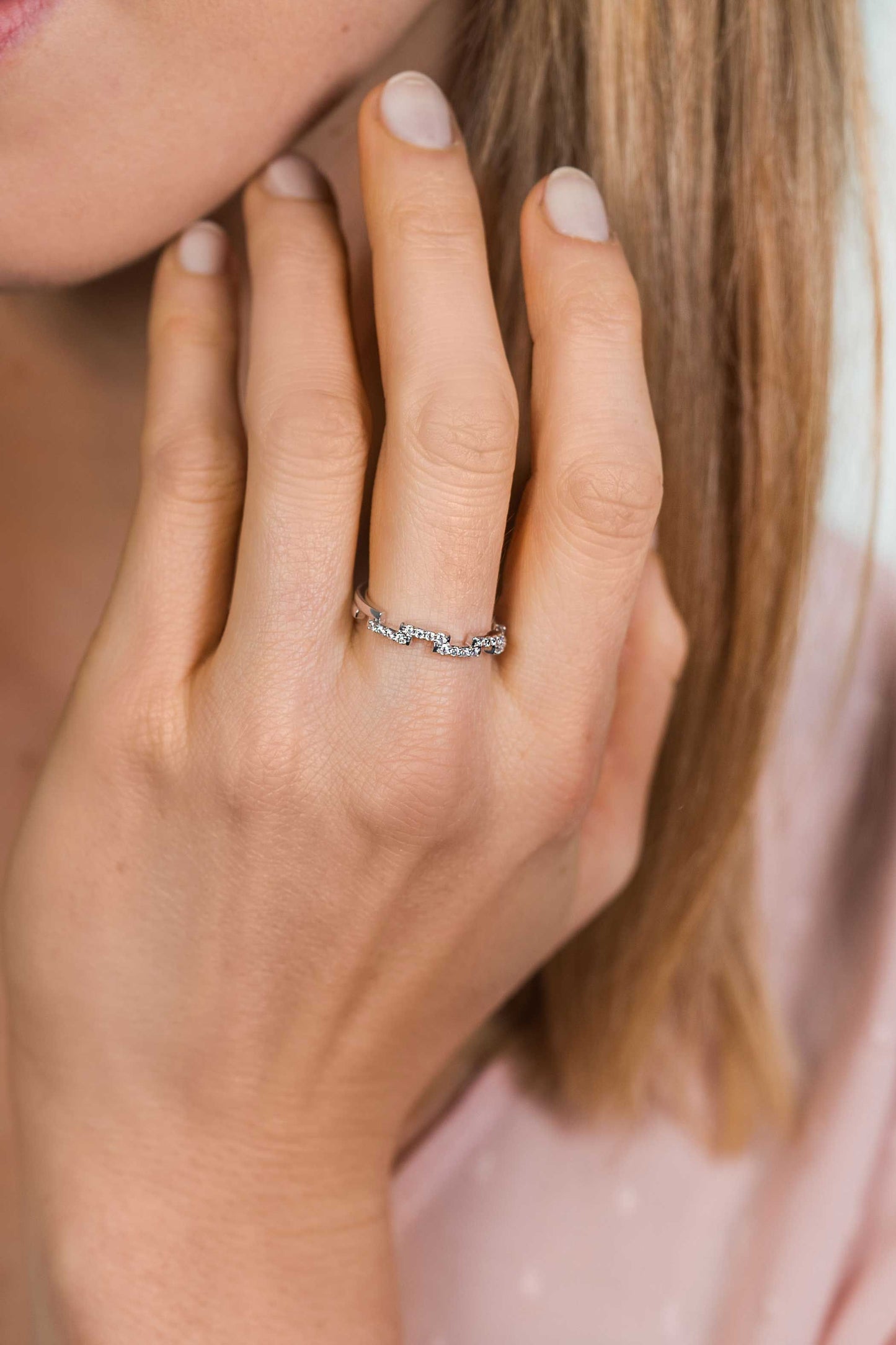 ZINZI Ring Zilver ZIR1959