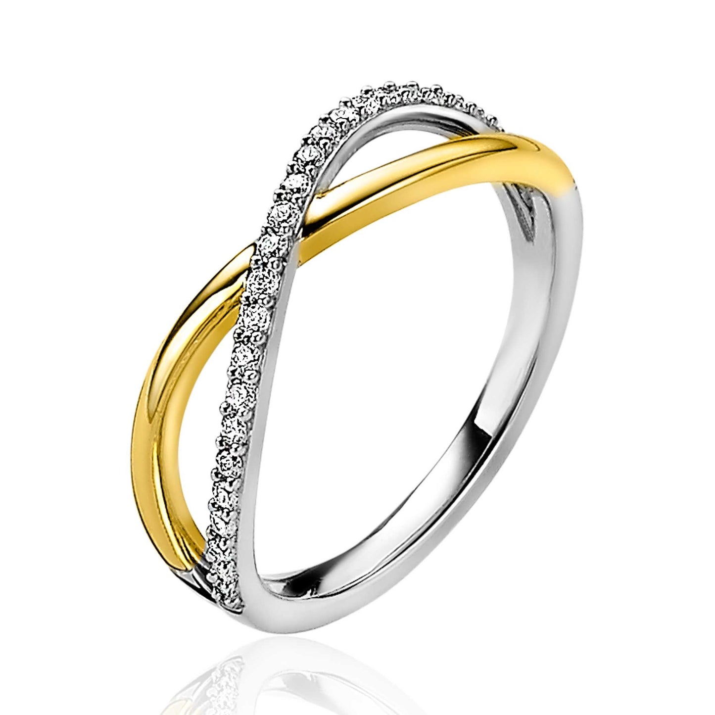 ZINZI Ring Zilver ZIR2234