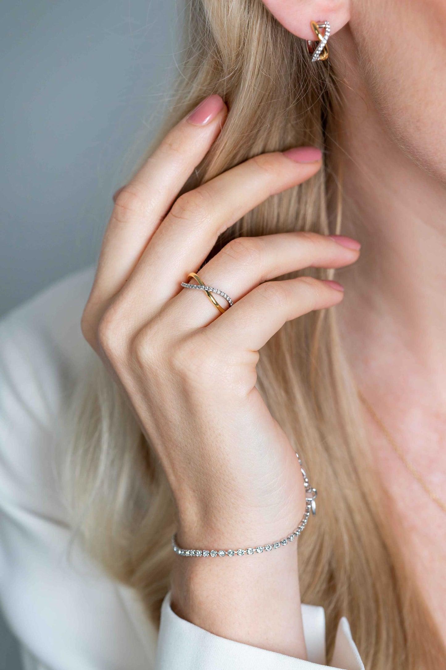 ZINZI Ring Zilver ZIR2234